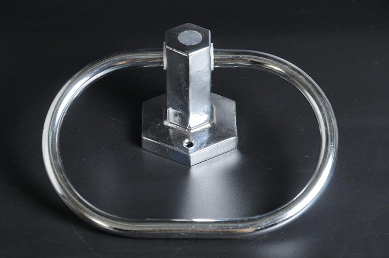 Stainless Steel Bathroom Towel Napkin Ring Rod Chrome Finished Towel Ring Oval  - Image 1