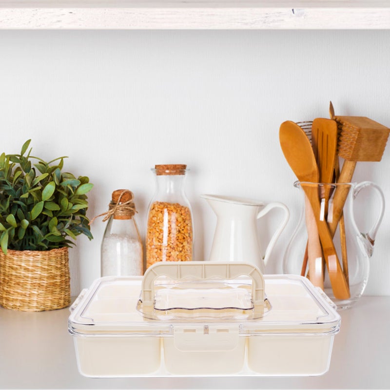 Seasoning Box Keeper 9-slot Fridge Organizer Portable Containers Reusable Fridge Tray - Image 2