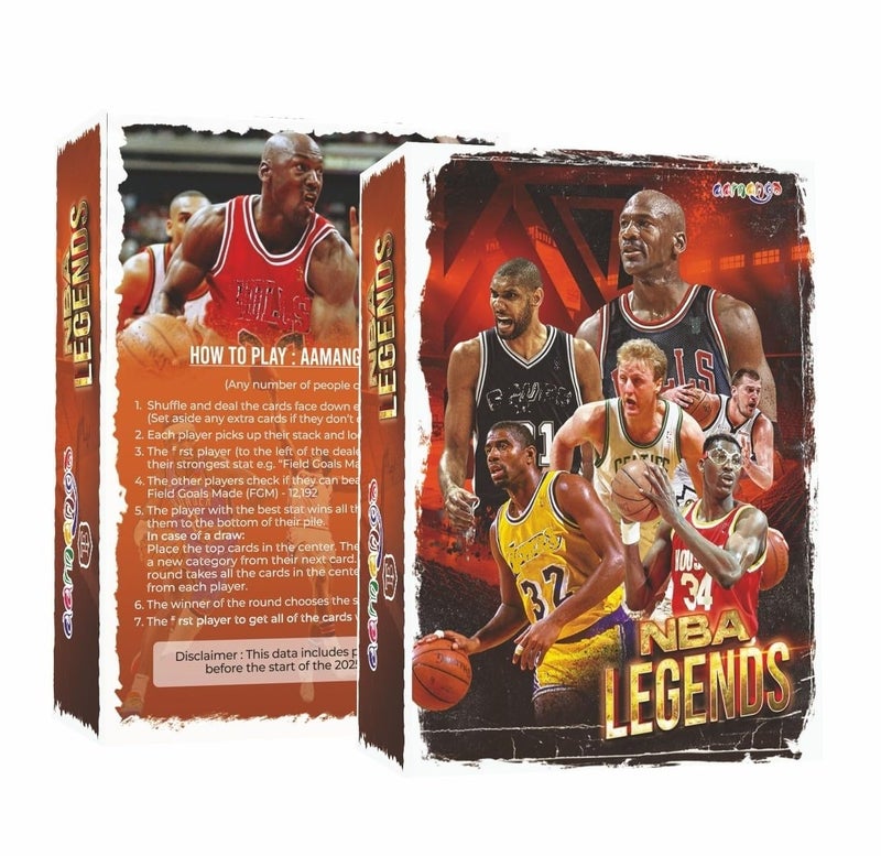 Aamango Educational & Entertainment Trump Cards (NBA Legends) - Image 3