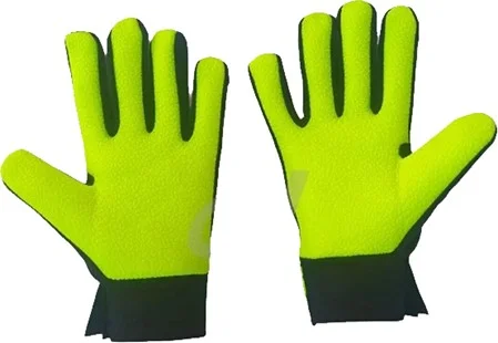 تريون Kidz New Model Neon Yellow Children's Goalkeeper Gloves