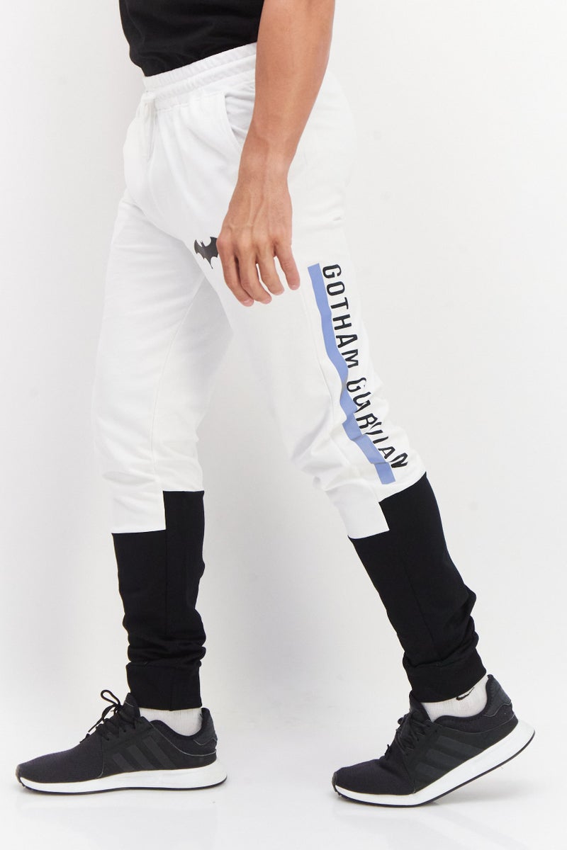 DC Men Two-Toned Drawstring Jogger Pants, Black - Image 2