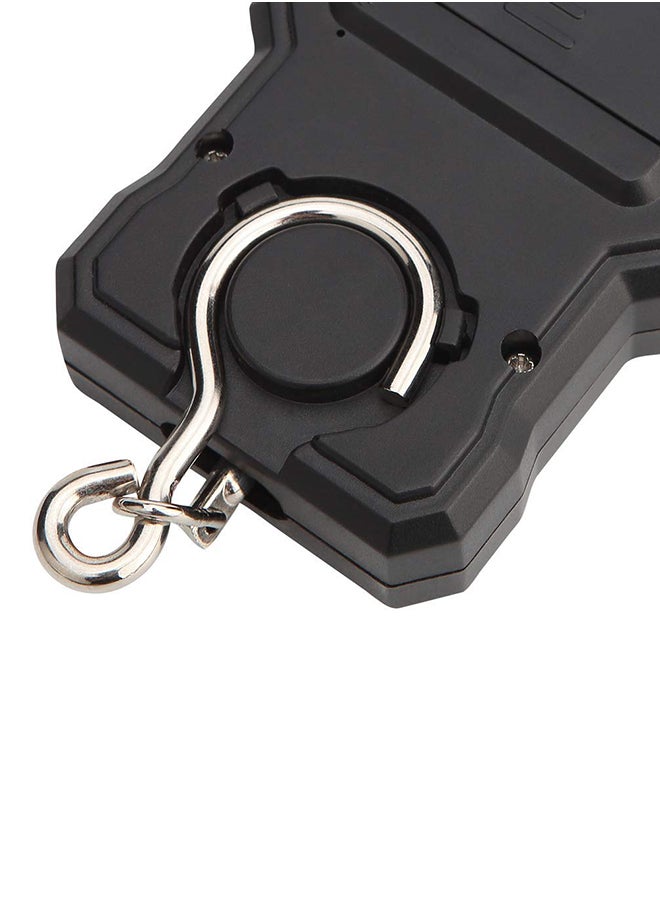 Loquat - Digital LCD Mini Luggage Weighing Hanging Hook Black/Silver/Red - Image 1