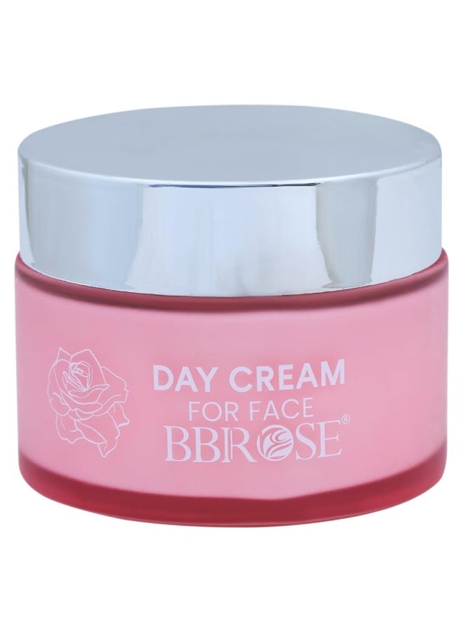 BBROSE Rose & 2% Salicylic Acid Face Day Cream (50ml) | Deep Nourishment & Hydration | Rejuvenates Skin & Provides a Clean, Fresh Finish - Image 1