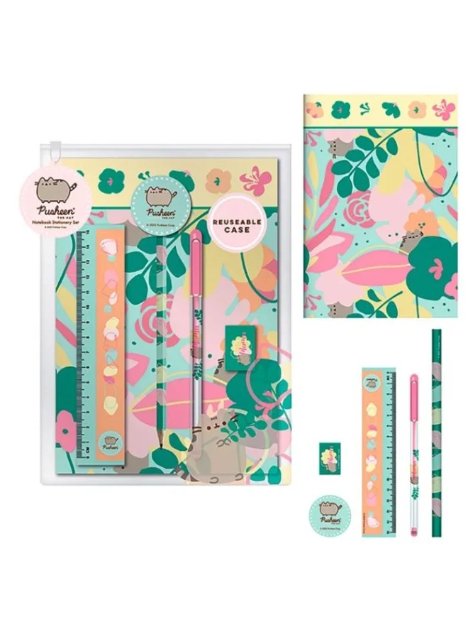 بيراميد Pyramid Pusheen: Botanical Exercise Book Stationery Set