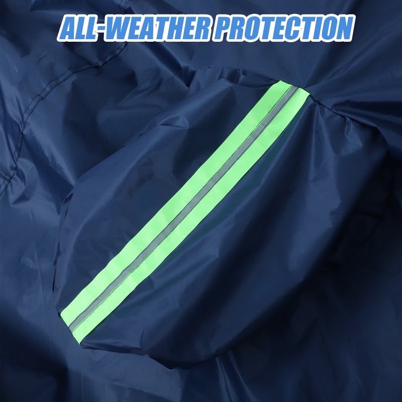 Car Cover Outdoor Protective Cover Weather Resistant Full Car Cover Car Shade Size XXXL - Image 4