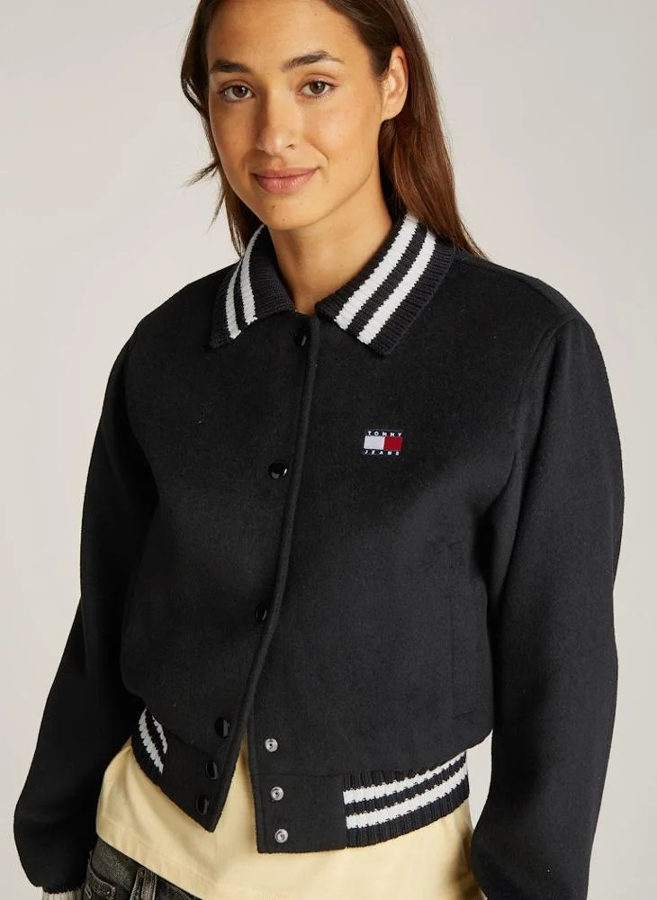TOMMY JEANS Striped Knitted Jacket