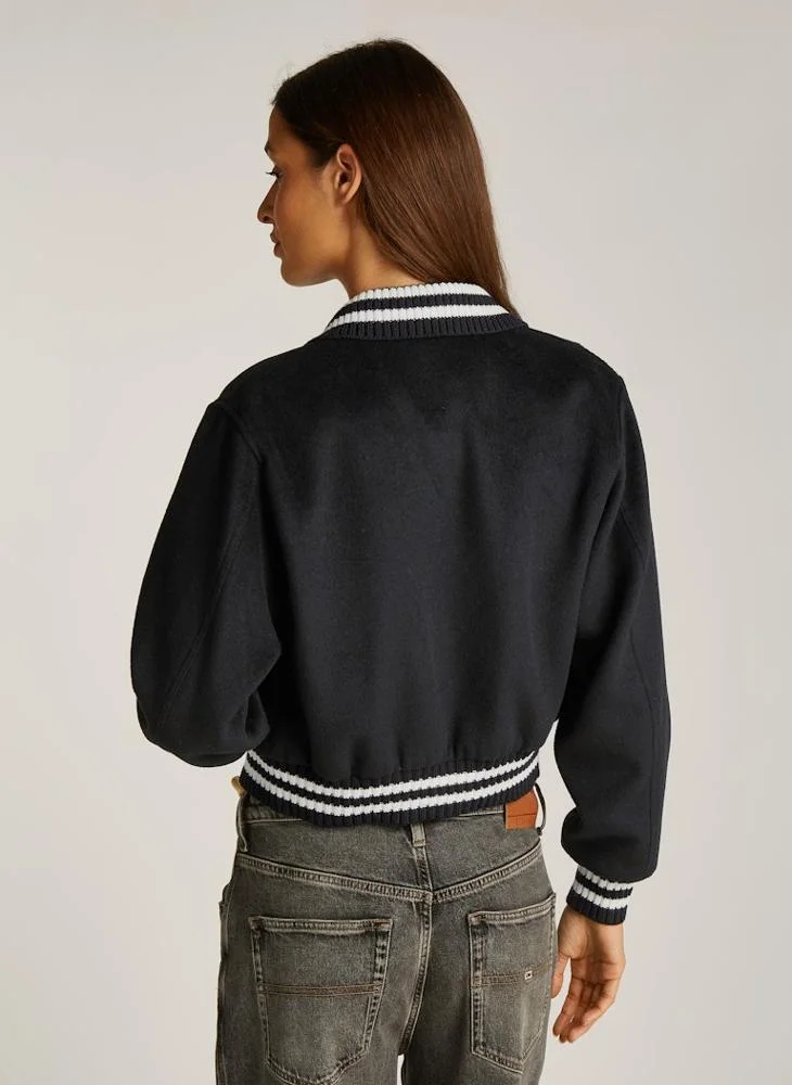 TOMMY JEANS Striped Knitted Jacket