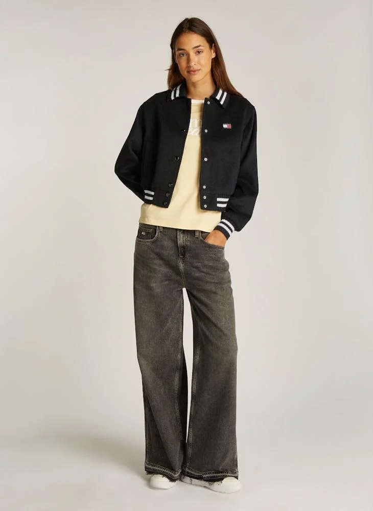 TOMMY JEANS Striped Knitted Jacket