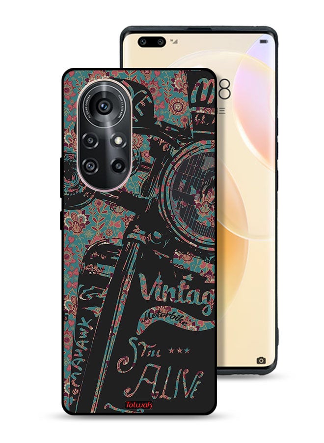 Tolwak Huawei nova 8 Pro 4G Protective Case Cover Vintage Motorbike - Image 1