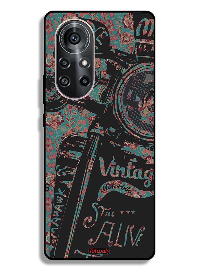 Tolwak Huawei nova 8 Pro 4G Protective Case Cover Vintage Motorbike - Image 2