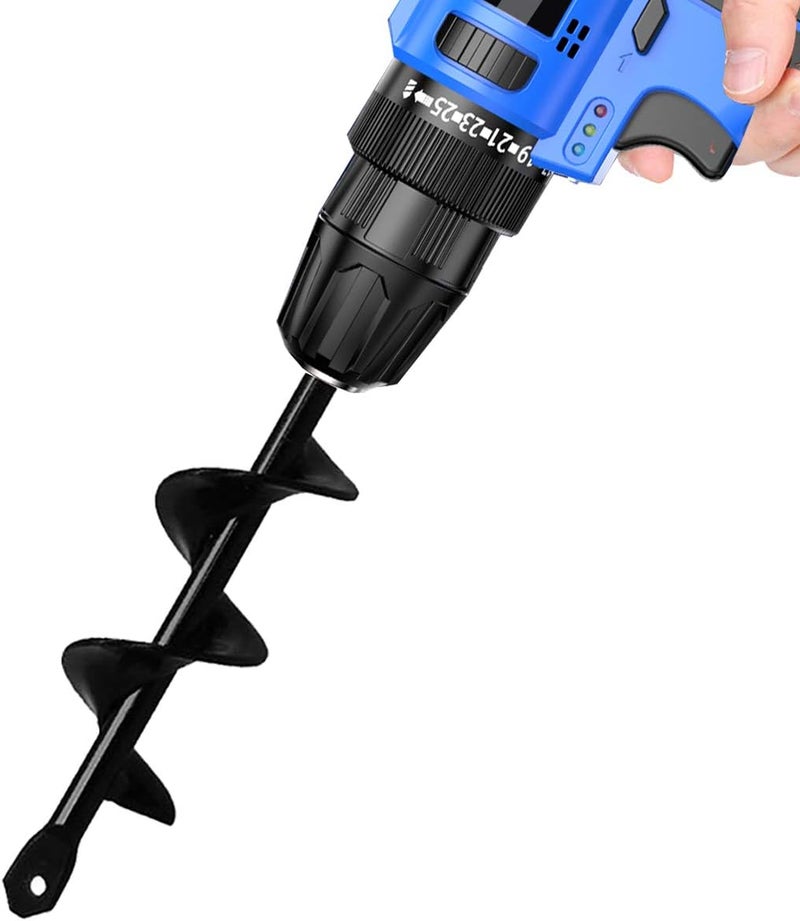 HUAPPNIO Garden Tools Bulb Planter Auger Drill Bit for Planting 1.57x8.66 Inches - Image 1