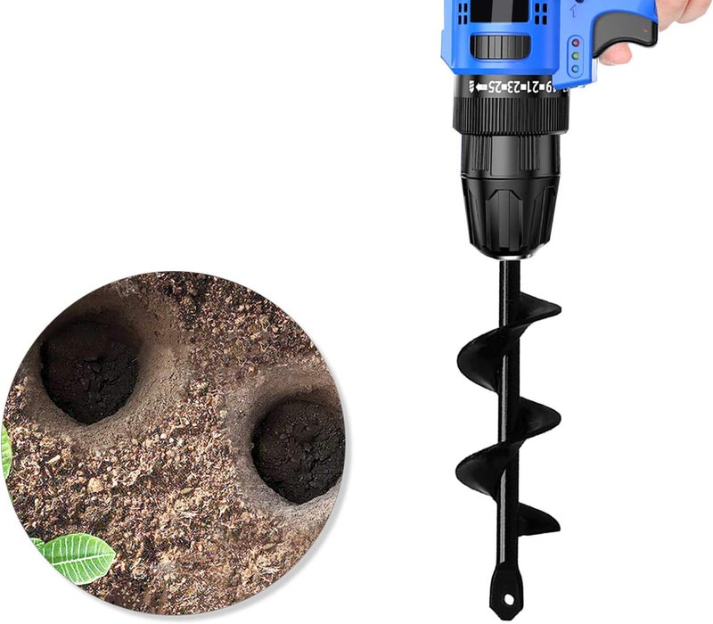 HUAPPNIO Garden Tools Bulb Planter Auger Drill Bit for Planting 1.57x8.66 Inches - Image 3
