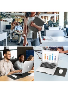 Joyelink 13 Inch Laptop Sleeve Case Leather Case Compatible with MacBook Air 13.3/13.6 M1 M2/MacBook Pro 13 2022-2016/Dell XPS 13/Surface Pro X/8/7 /6/5/Surface Laptop 13.5 Inch, Sleeve Bag Grey  - Image 5