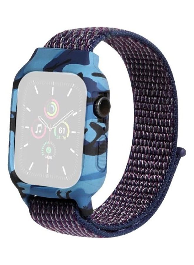 NIBEMINENT Replacement Strap For Apple Watch Series Indigo - Image 1