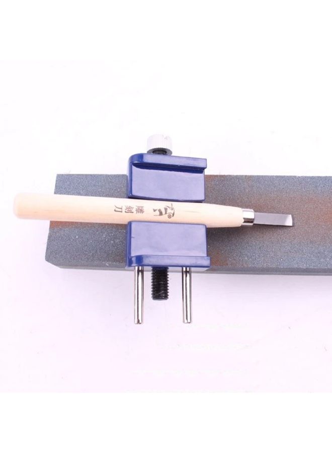 High Accuracy Manual Honing Guide Jig Tool Silver/Blue 0.18kg - Image 3