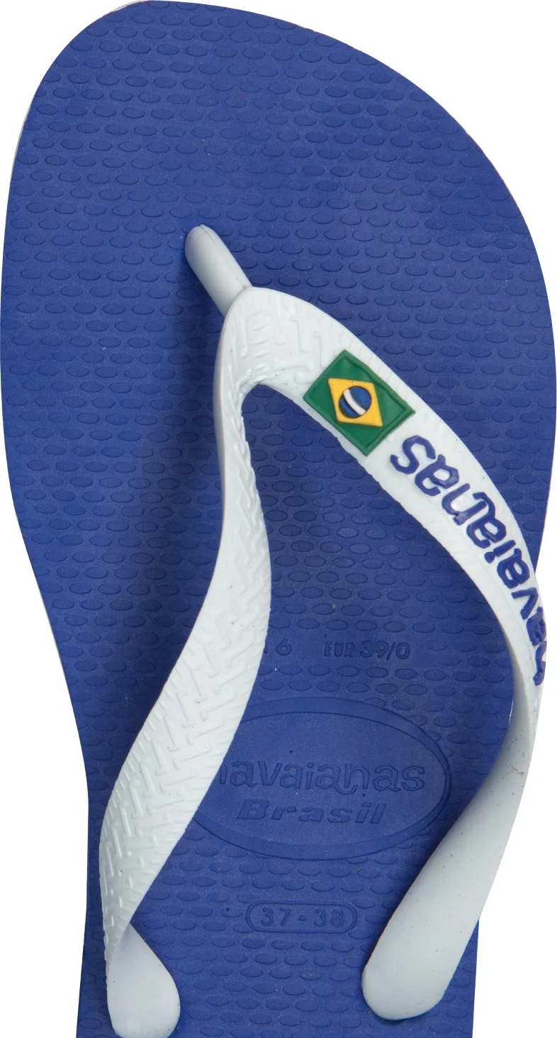 هافاياناس Havanias Brasil Logo Marine Blue Blue Men's Slippers 4110850-2711