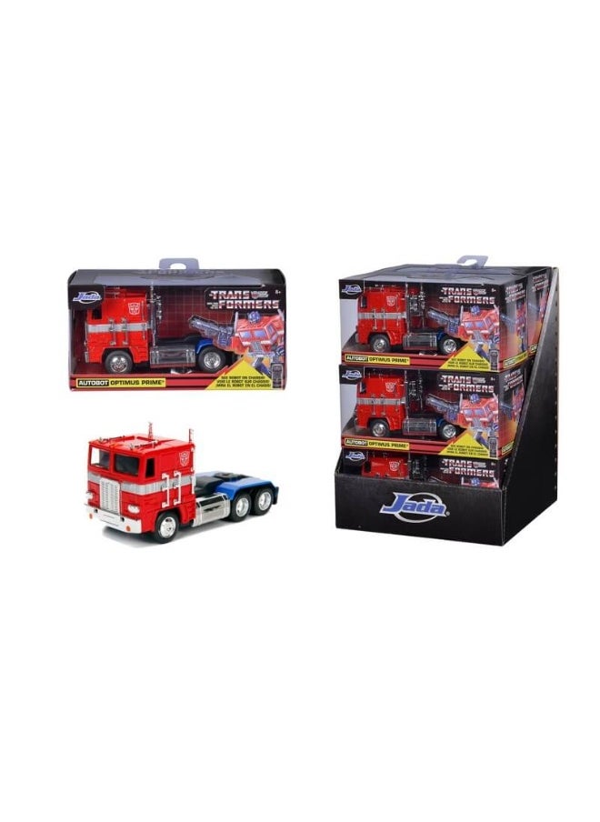 TRANSFORMERS Jada Hollywood Rides Transformers G1 Autobot Optimus Prime Truck (1:32) 