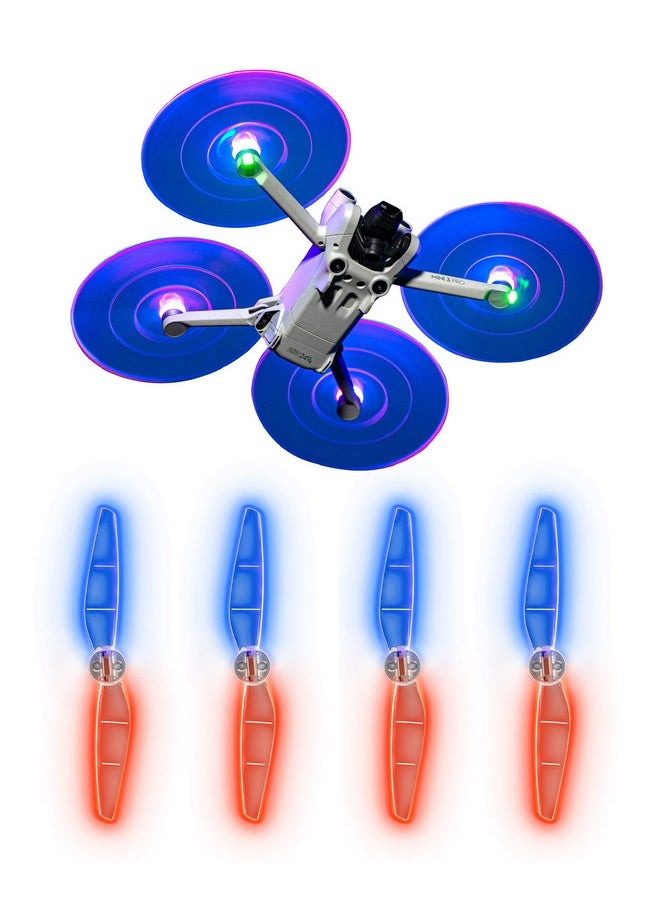 STARTRC Mini 3 Pro Propellers Low-Noise Led Lights Blades Props Propellers For Dji Mini 4 Pro/Mini 3 Pro Accessories(2 Pairs)  - Image 1