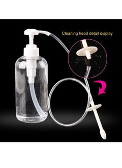 Generic Transparent Bottle Press Bottle Type Irrigator Enema Cleaner Can Be Used Repeatedly 600ml  - Image 1