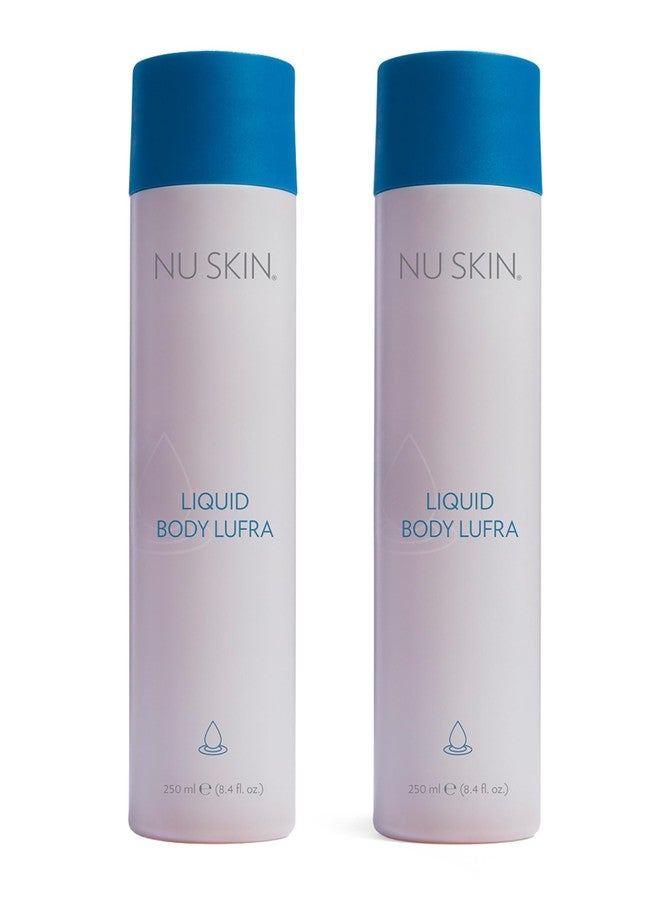 Nu Skin Liquid Body Lufra | Exfoliating and Face Moisturizer, Body Wash For Skin Care | With Ground Walnut Shells, Aloe Vera, Glycerin | Wet skin with Water-work into lather-rinse | 8.4 Fl Oz | 2 Pack - Image 1