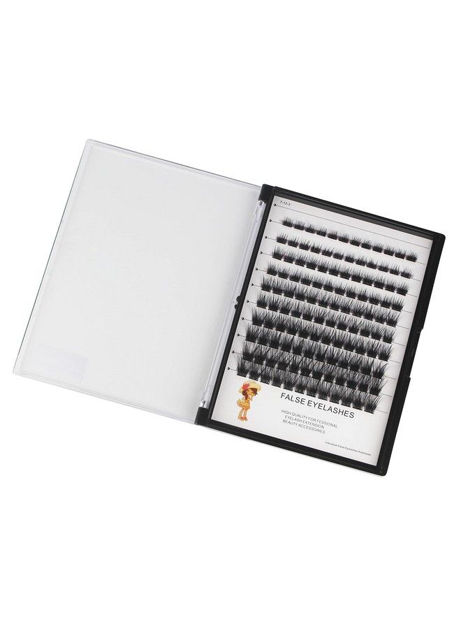 Bodermincer 120Pcs D Curl 810121416Mm Mixed Wide Cluster Professional Makeup Individual Cluster Eye Lashes Grafting Fake False Eyelashes Home Eyelash Extension (810121416Mm Mixed) - Image 4