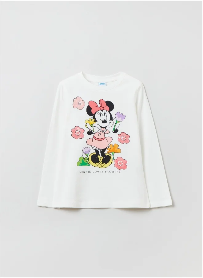 Ovs OVS Disney Minnie Mouse T-Shirt With Long Sleeves