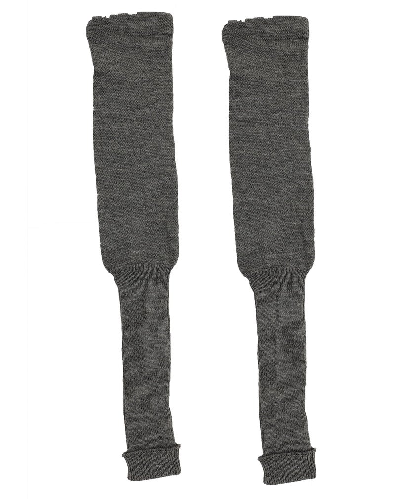 HIVER Adult Woolen Leg Warmers Women's Winter Over Knee High Footless Socks Knit Warm Long Leg Warmers (Ash) - Image 5