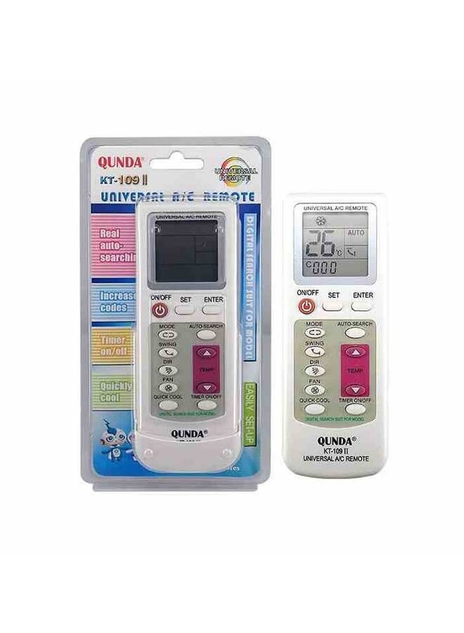 QUNDA Remote Control For Gree Air Conditioning White