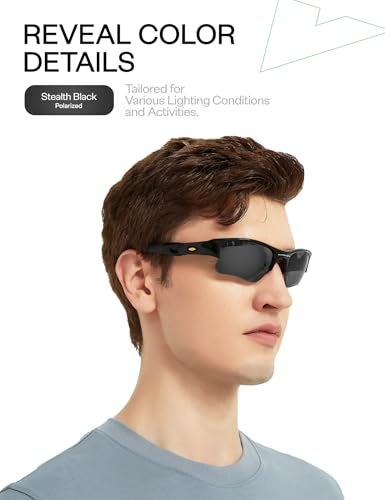 Mryok Polarized Replacement Lenses for Oakley Gibston OO9449 Sunglasses, HD Polarized, UV Protection, Impact Resistant & Perfectly Fit - Stealth Black - Image 4