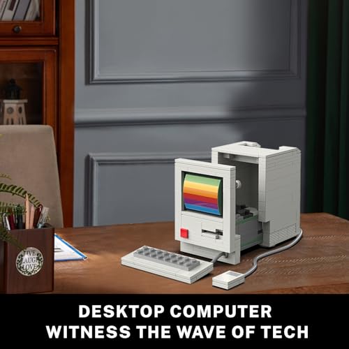 JMBricklayer Adult Vintage Building Sets 20132, Retro Game Console Computer Radio Collectible Model to Build, Nostalgic 80s Gifts for Retro Lovers and Gamers, Unique Vintage Decor Elements(552 Pieces) - Image 4