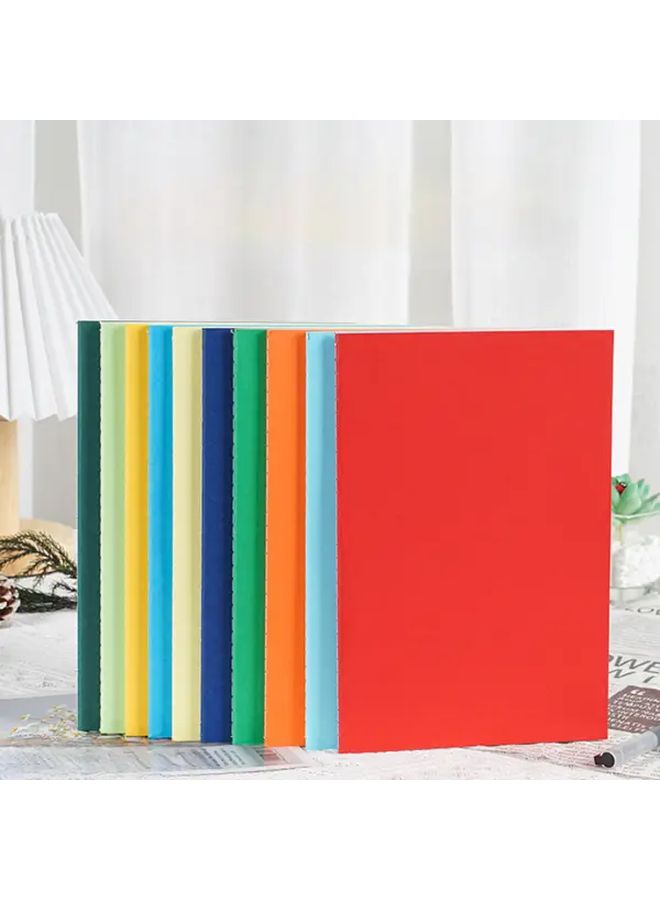 Green Leather A5 Notebook Soft Cover Thickened Pages Business Office Diary Student Journal - Image 3