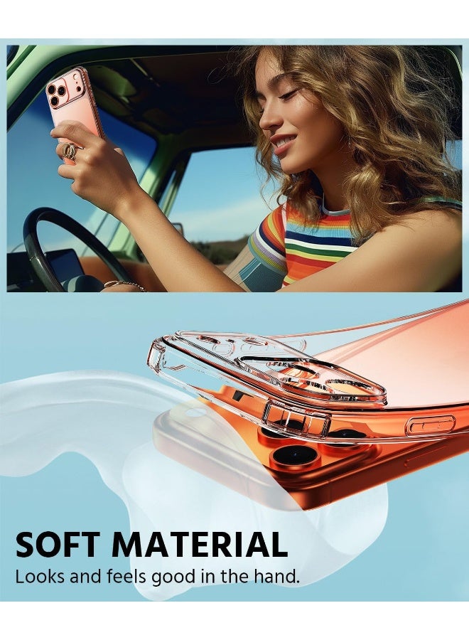 iPhone 17 Pro Max Case, Ultra Slim Thin Flexible Clear TPU, Scratch-Resistant Gel Rubber Soft Skin Silicone Case Cover for iPhone 17 Pro Max 6.9 inch, Clear - Image 3