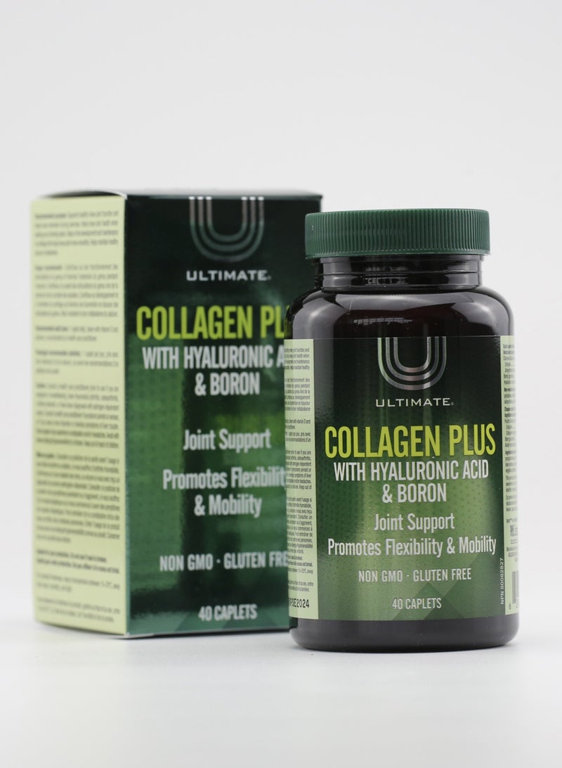 Ultimate Collagen Plus-Hyaluronic Acid & Boron 40's Caplets - Image 2