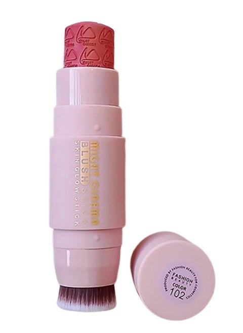 Blushstick with a brush for easy blending from Mate Cinema, color 102