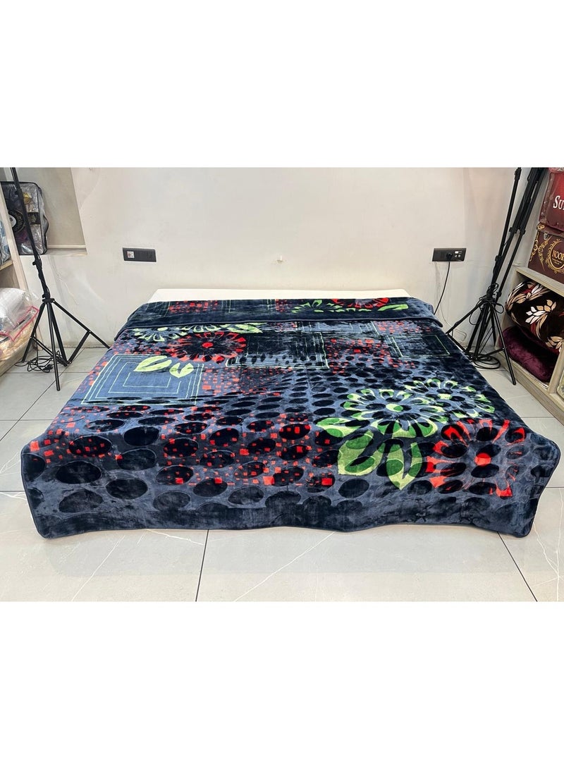 بطانية فاخرة ناعمة – بطانية فخمة مطبوعة، 200x240 سم، بطانية دافئة ومريحة للسرير، الأريكة، غرفة المعيشة، فليس مزخرف، هدية مثالية.