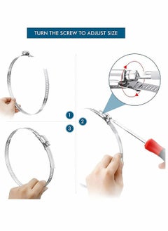 KASTWAVE Clamps Hose Stainless Steel Worm Clamp  - Image 5