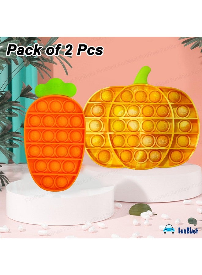 FunBlast Pop It - Popit Game, Poppet for Kids, Pop It Toy, Pop It Toys for Kids, Pop It Fidget Toy, Pop It Big, Pop It for Girls, Pop It for Boys, Stress Relief Toys (Pack of 2 Pcs) - Image 2