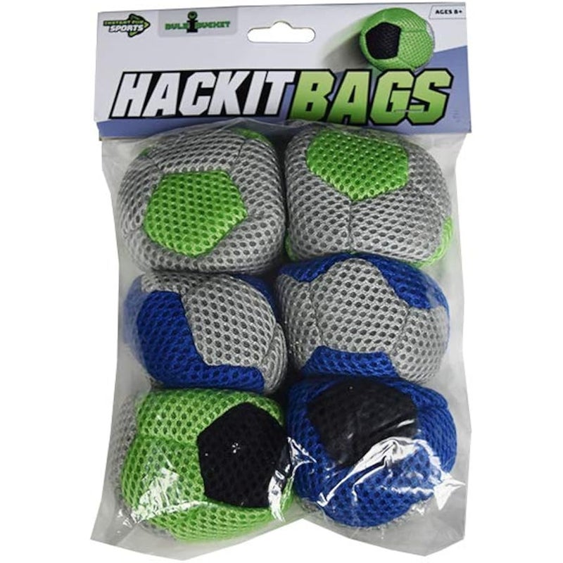Water Sports  6-Piece Replacement Bags for  Next-Generation Beach, Tailgate, Camping, Yard Game, Green/Black