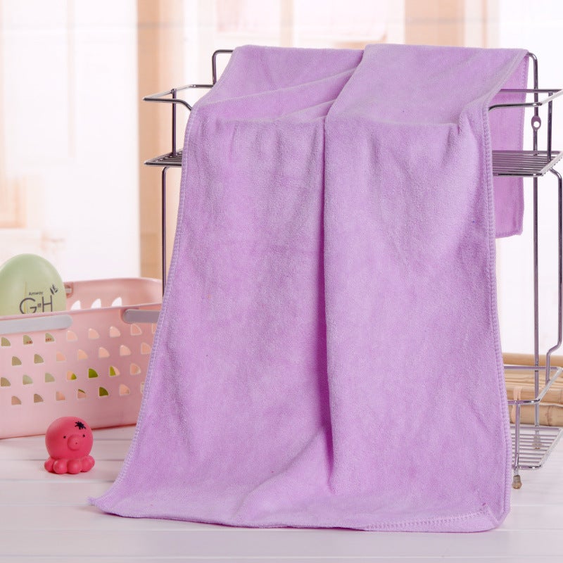 Quick-drying towel wholesale barber shop hair salon beauty salon Baotou towel thickened absorbent dry hair towel car lint-free - Image 1