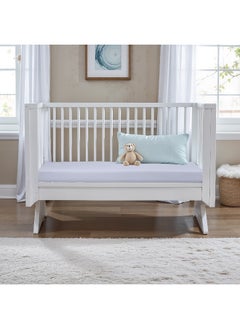 Rest Baby Cot Mattress 60X120Cm With Extra Thickness 10Cm/23X47+3Inch Crib Mattress Memory Foam Removable Washable Cover Breathable Anti Allergenic Toddler Bed Mattress With Anti-Slip Feature  - Image 1