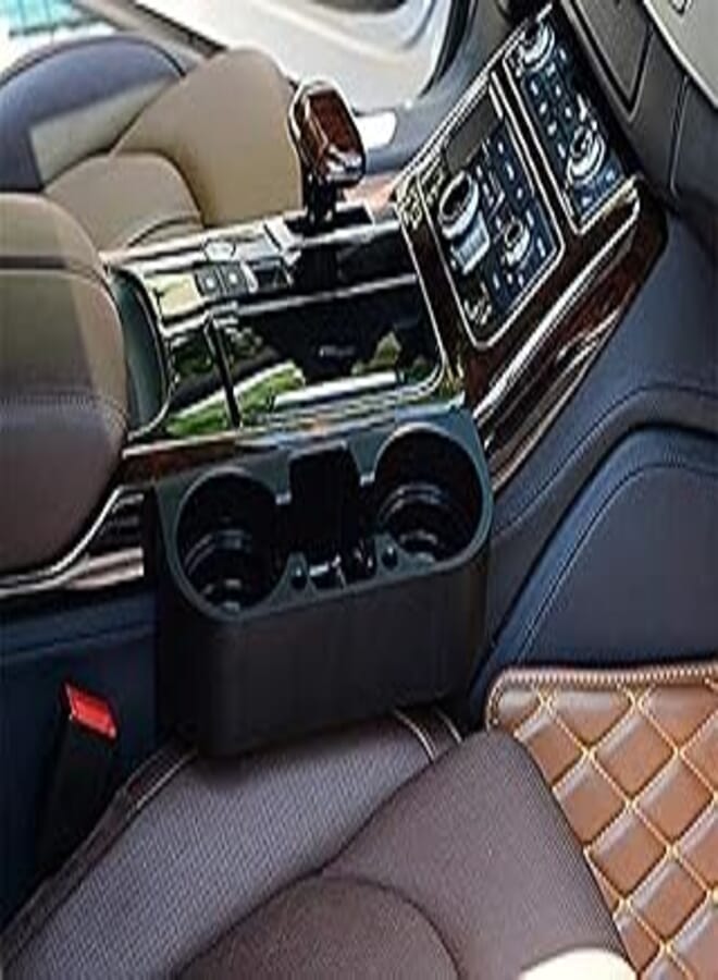 Multifunctional Universal Car Cup Holder Inserts Images Bottle Organizer Seat Back Drinking Bracket Car Seat Wedge Water Bottle Double Cup Holder Cellphone Holder