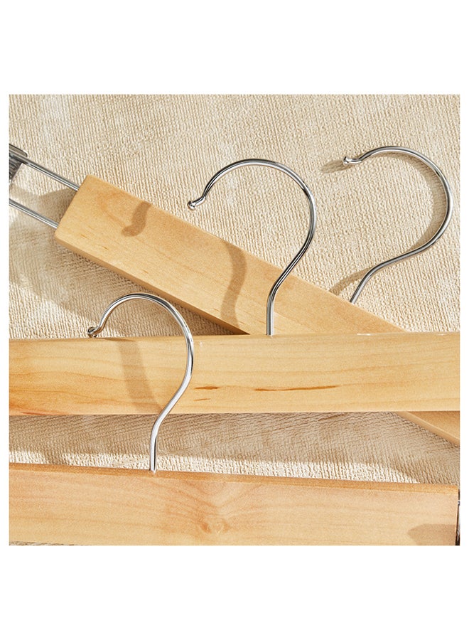 Home Box Forest 3-Piece Wooden Trouser Hanger Set 33 x 2.8 x 12 cm  - Image 4