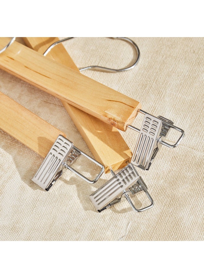 Home Box Forest 3-Piece Wooden Trouser Hanger Set 33 x 2.8 x 12 cm - Image 3