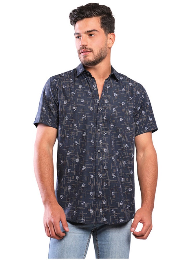 WHITE RABBIT Branches & Dots Short Sleeves Shirt  - Image 1