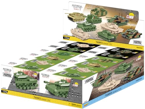 COBI Armed Forces CDU 12 Tanks Scale 172 Series II Building Set 1669 Pieces - Image 1