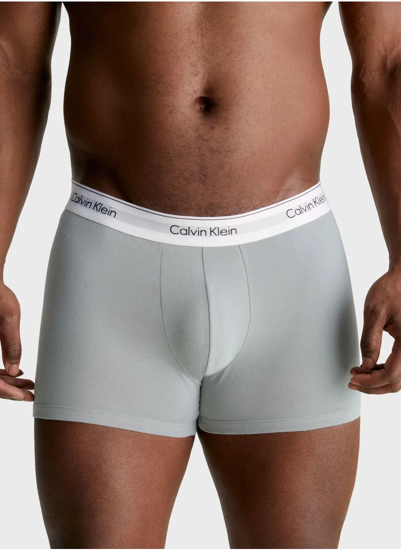 CALVIN KLEIN 3 Pack Logo Band Trunks