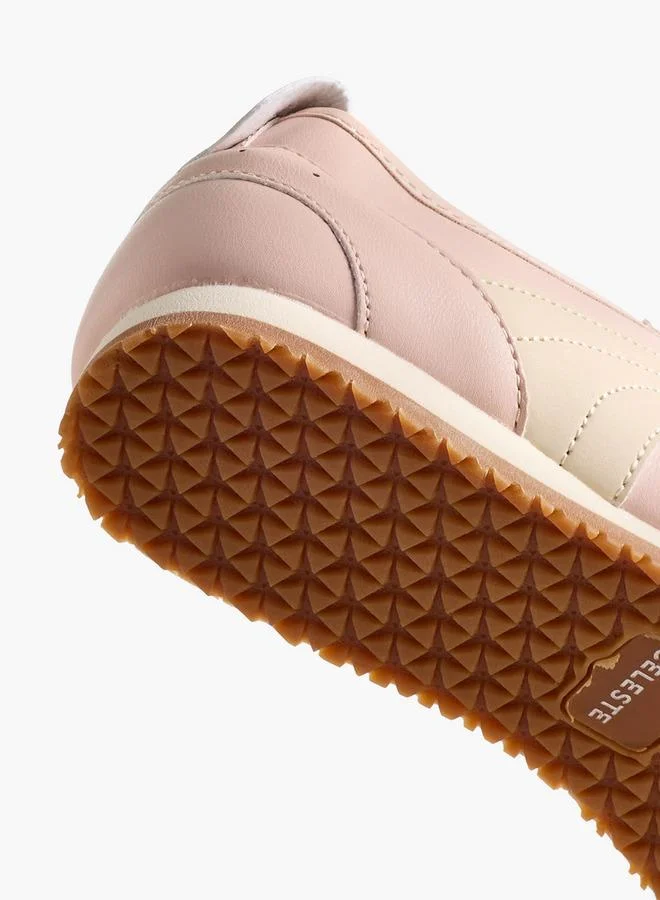 Celeste PINK Women Pearl Embellished Sneakers for Women | Best Price UAE