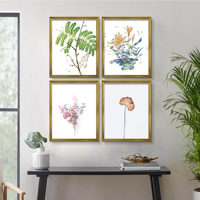 BESCRCL 16x20 Picture Frame Gold, Frames for Wall Display, Rustic Vintage Photo Frame with Shatterproof Crystal Acrylic, 4 Pack - Image 3