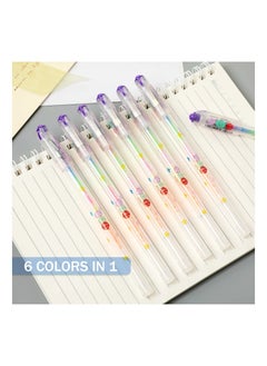 Excefore Scented Glitter Color Pen Multicolor Fun Pens Smooth Writing Stationary Kit Cute Smell Good Fruit Flavors Coloring for Girls Kids Arts Crafts School, 36 Count  - Image 3
