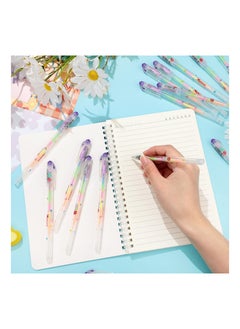 Excefore Scented Glitter Color Pen Multicolor Fun Pens Smooth Writing Stationary Kit Cute Smell Good Fruit Flavors Coloring for Girls Kids Arts Crafts School, 36 Count  - Image 4